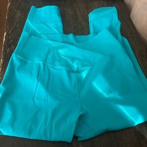 Teal leggings